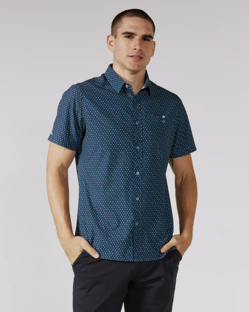 Montague Short Sleeve Shirt - Navy