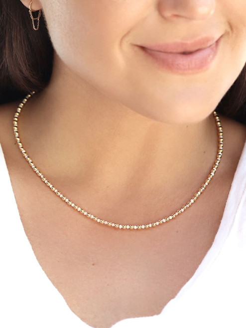 Claire 14K Gold Filled Necklace Freshwater Pearl Claire 14K Gold Filled Necklace Freshwater Pearl