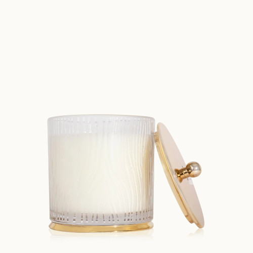 Frasier Fir Large Frosted Wood Grain Candle 13.5 oz Frasier Fir Large Frosted Wood Grain Candle 13.5 oz