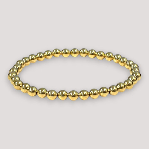 14K Gold Filled 4mm Bead Bracelet 14K Gold Filled 4mm Bead Bracelet