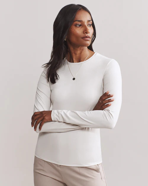 Ultimate Layer Long Sleeve Tee-Sand Ultimate Layer Long Sleeve Tee-Sand