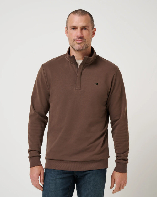 Cloud Quarter Zip 2.0 - Chocolate Brown
