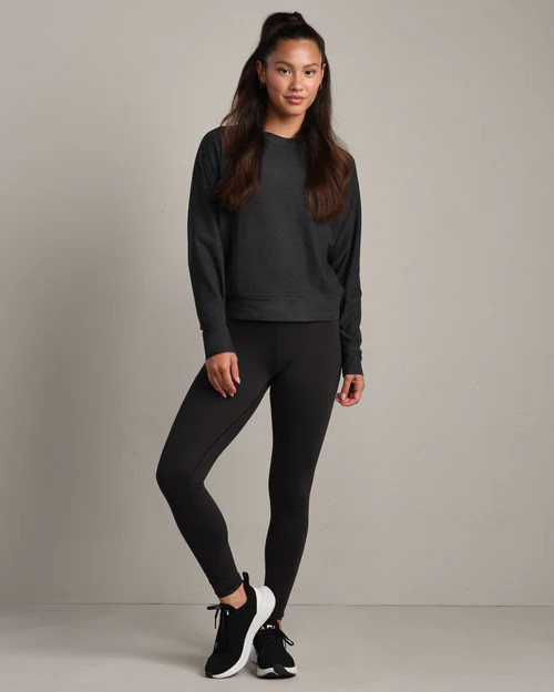 Atmosphere Crewneck-Black Heather