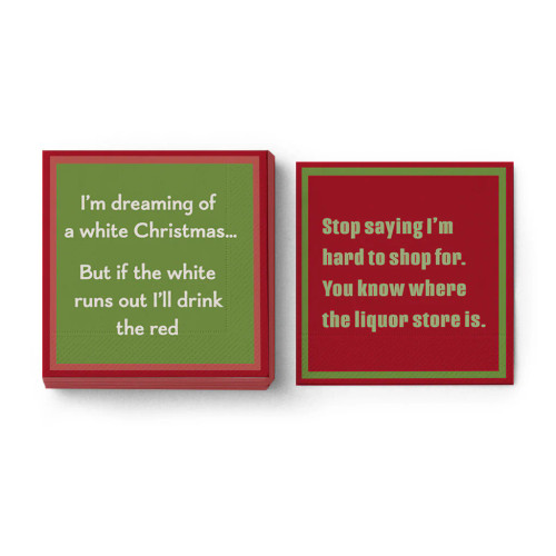 NAPKIN Xmas hard to shop