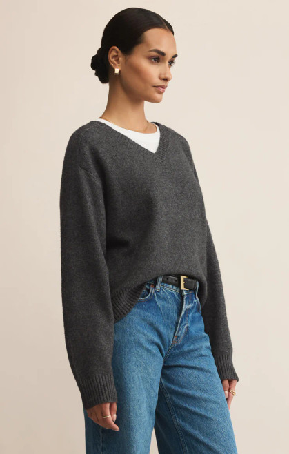 Eloise Sweater - Charcoal Heather
