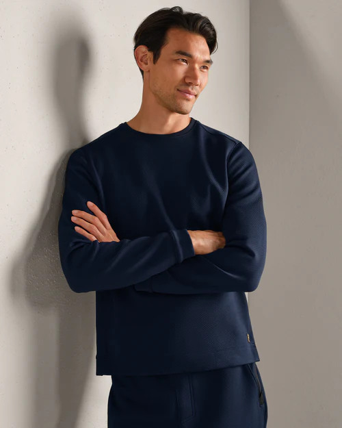 Quantum Crewneck - True Navy