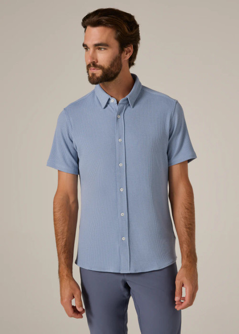 Levine Short Sleeve Shirt - Thundercloud