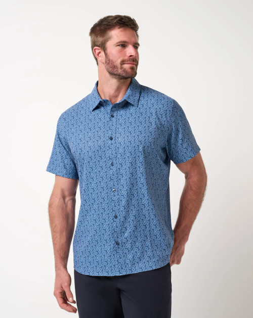 Techwoven Sunlight Button-Up - Bearing Sea