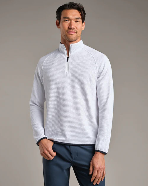Founder's Golf 1/4 Zip - Bright White