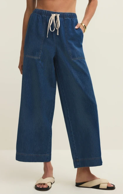 Daycation Denim Utility Pant - Deep Water