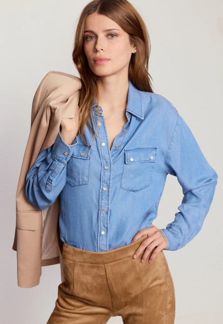 The Denim Shirt - Pearl Snaps