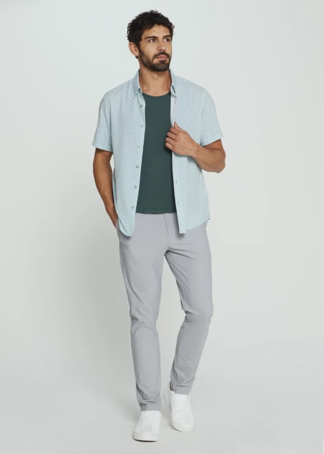 Jace Short Sleeve Shirt - Aloe