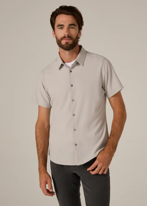 Barnes Short Sleeve Shirt - Clay