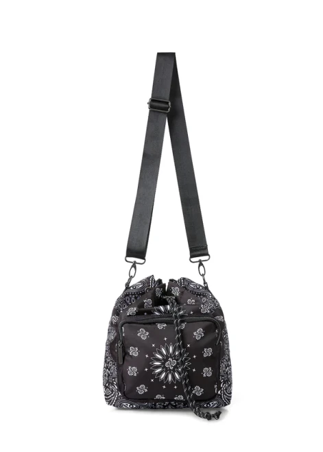 Harley Bucket Bag - Black Bandana
