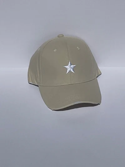Boardwalk Baseball Cap - Beige/White Star