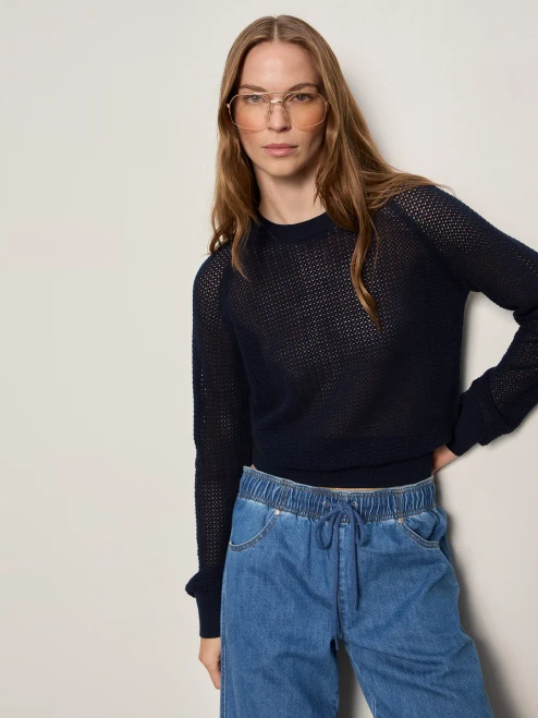 Let It Happen Button Blouse in Shapeshift | Lightweight Top