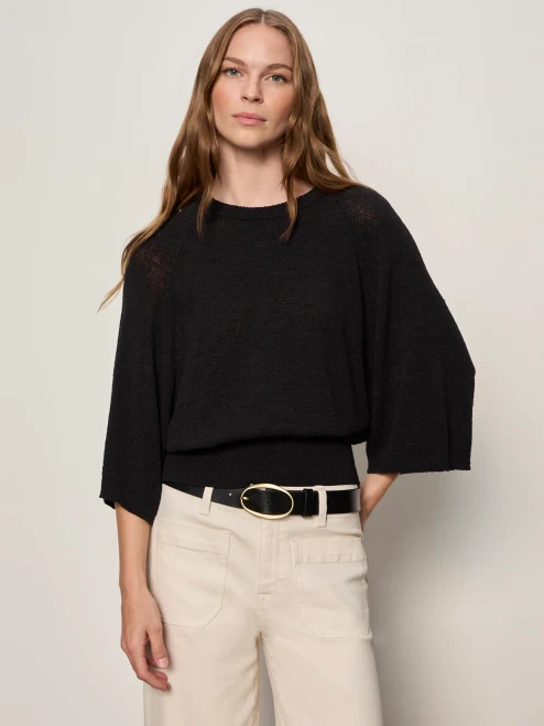 About Us Relaxed Pullover - Black