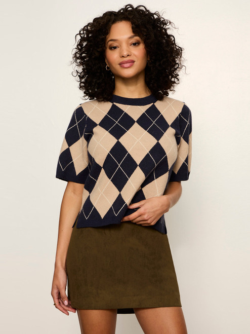 Perfect Sweater Tee - Loma Argyle