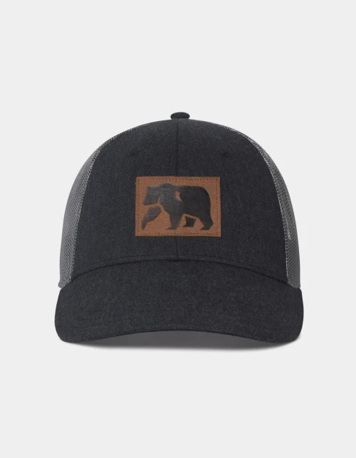 Leather Patch Cotton Twill Hat | Adjustable Snapback