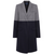 Erita Colorblock Platform Felt Coat