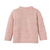 PINK POPCORN KNIT BABY CARDIGAN