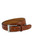 Trafalgar Pebble Grain Leather Belt Brown