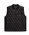 Nylon Quilted Puffer Vest - Black