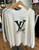 Louis Vuitton Black on White Sweatshirt