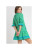 Embroidery Dress - Kelly Green