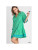 Embroidery Dress - Kelly Green