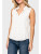 Cameron Day Top with Crochet Trim - White