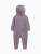 Greer Fleece Hooded Zipper Romper-Starlight Fog