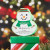 Winter Jasmine Snowman Holiday Buffer