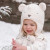 White Polar Bear Aviator Hat