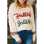Tinsel Holly Jolly Sweater - Ivory