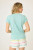 Lime Sunshine Short Sleeve Top - Seafoam