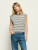 Perry Muscle Tank - Cross Walk Stripe