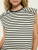 Perry Muscle Tank - Cross Walk Stripe