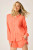 Copacabana L/S Button-Down Top - Guava