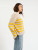 Carlyle Crewneck Sweater-Yellow Cream Stripe