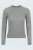 Juno Feather Weight Sweater-Heather Charcoal