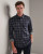 Hardy Flannel Shirt - Fatigue Green/True Navy