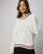 Viienna Tipped Sweater - White Multi