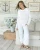 Striped Cotton Raglan Sweater with Button Detail