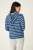 C'est La Vie Striped Hoodie - Deep Sea