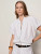 Everly Linen Bomber - White