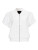 Everly Linen Bomber - White