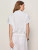 Everly Linen Bomber - White