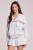 Contrast Strappings Zip Hoodie-Light Heather Gray