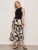 Sandbar Mix Media Midi Dress - Lotus W/Black